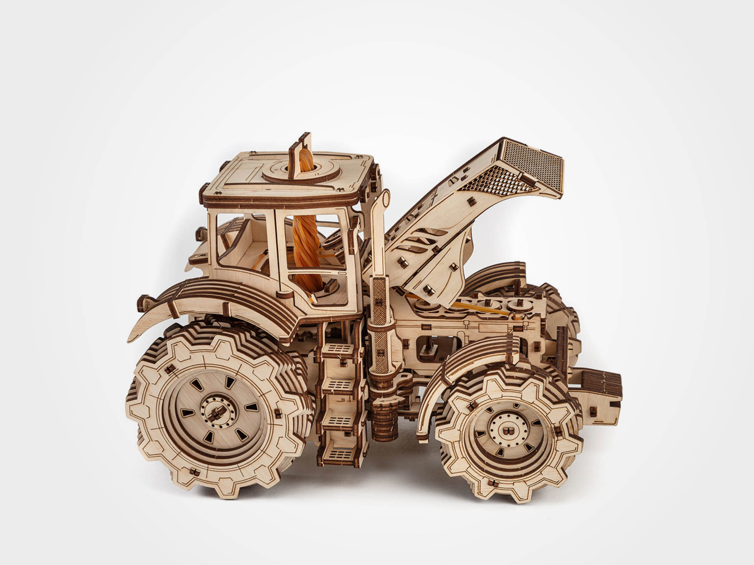 3D-Holzpuzzle, Traktor