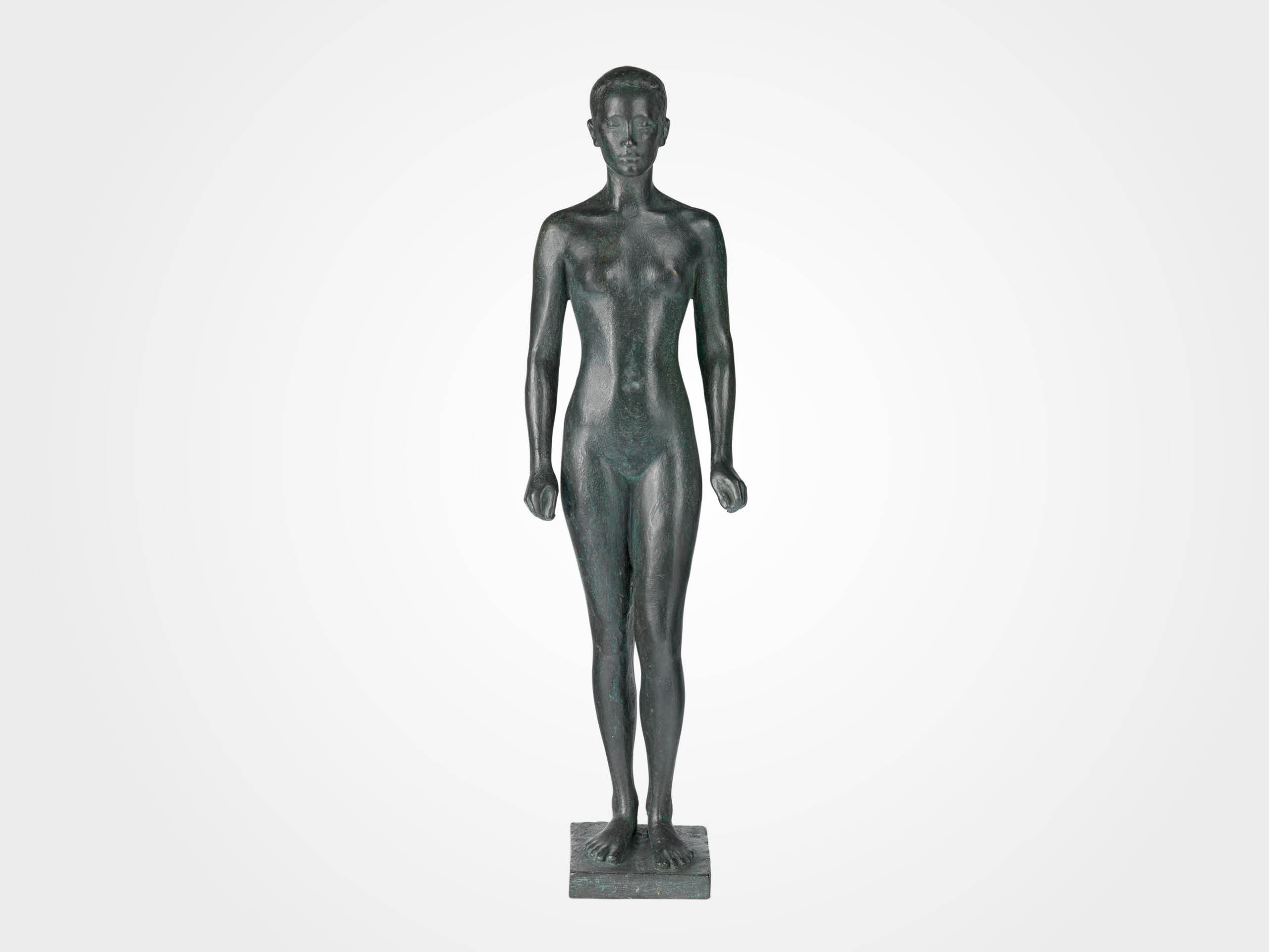 Georg Kolbe: Skulptur "Malaiin" (1916), Reduktion in Bronze