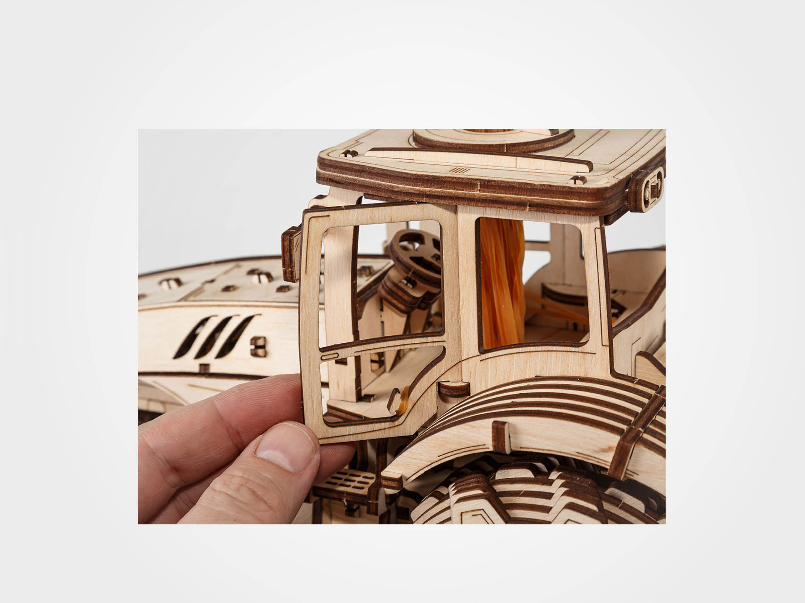 3D-Holzpuzzle, Traktor